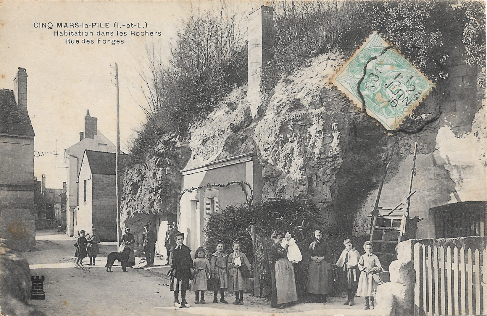 Cinq-Mars-la-Pile — carte postale ancienne